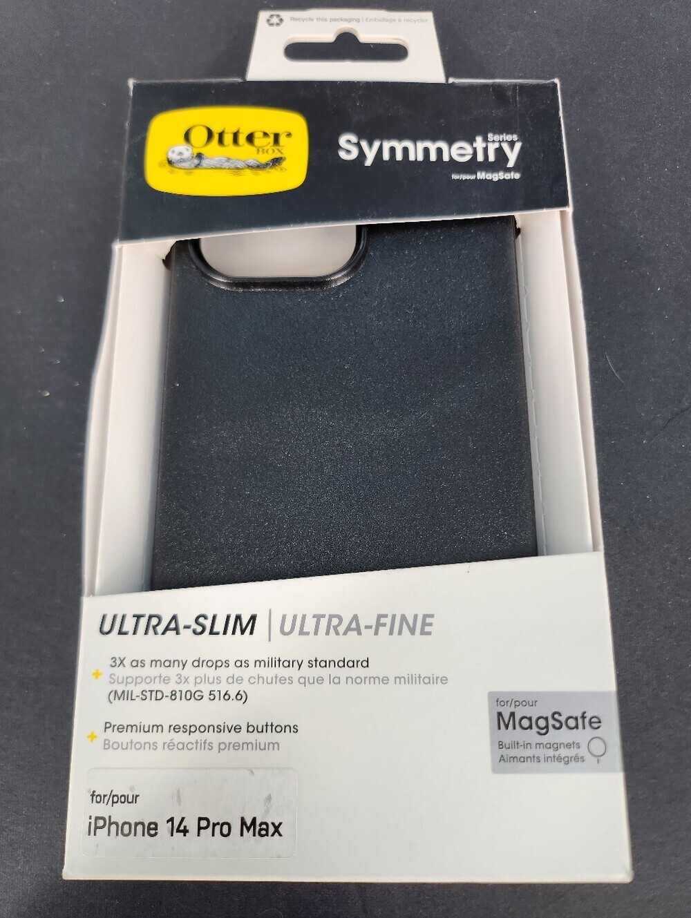 OtterBox Symmetry Series MagSafe iPhone 14 Pro Max Case Black